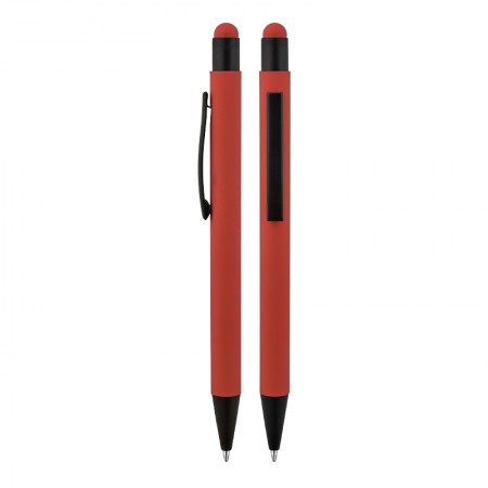 1027 Metal Tükenmez Touchpen Rubber Gövde Kalem 1027 Metal Tükenmez Touchpen Rubber Gövde Kalem