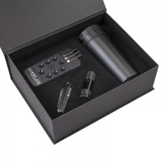 5067 Çakı & Fener & Powerbank & Termos Set