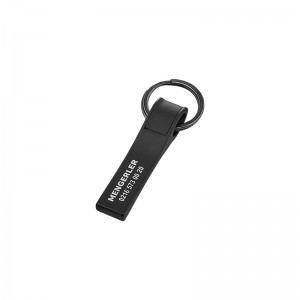 2396 Çift Taraflı Metal Suni̇ Deri̇ Anahtarlık