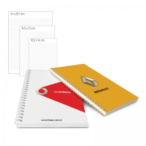 BK-03-1014 Yandan Spiralli Karton Defter