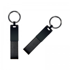 2407 Çift Taraflı Metal Suni̇ Deri̇ Anahtarlık