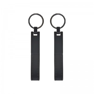 2412 Çift Taraflı Metal Suni̇ Deri̇ Anahtarlık