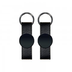 2405 Çift Taraflı Metal Suni̇ Deri̇ Anahtarlık